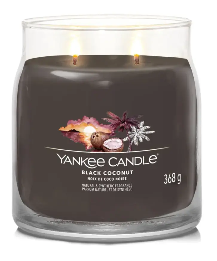 Yankee Candle Black Coconut восковая свеча цилиндр Photo 2