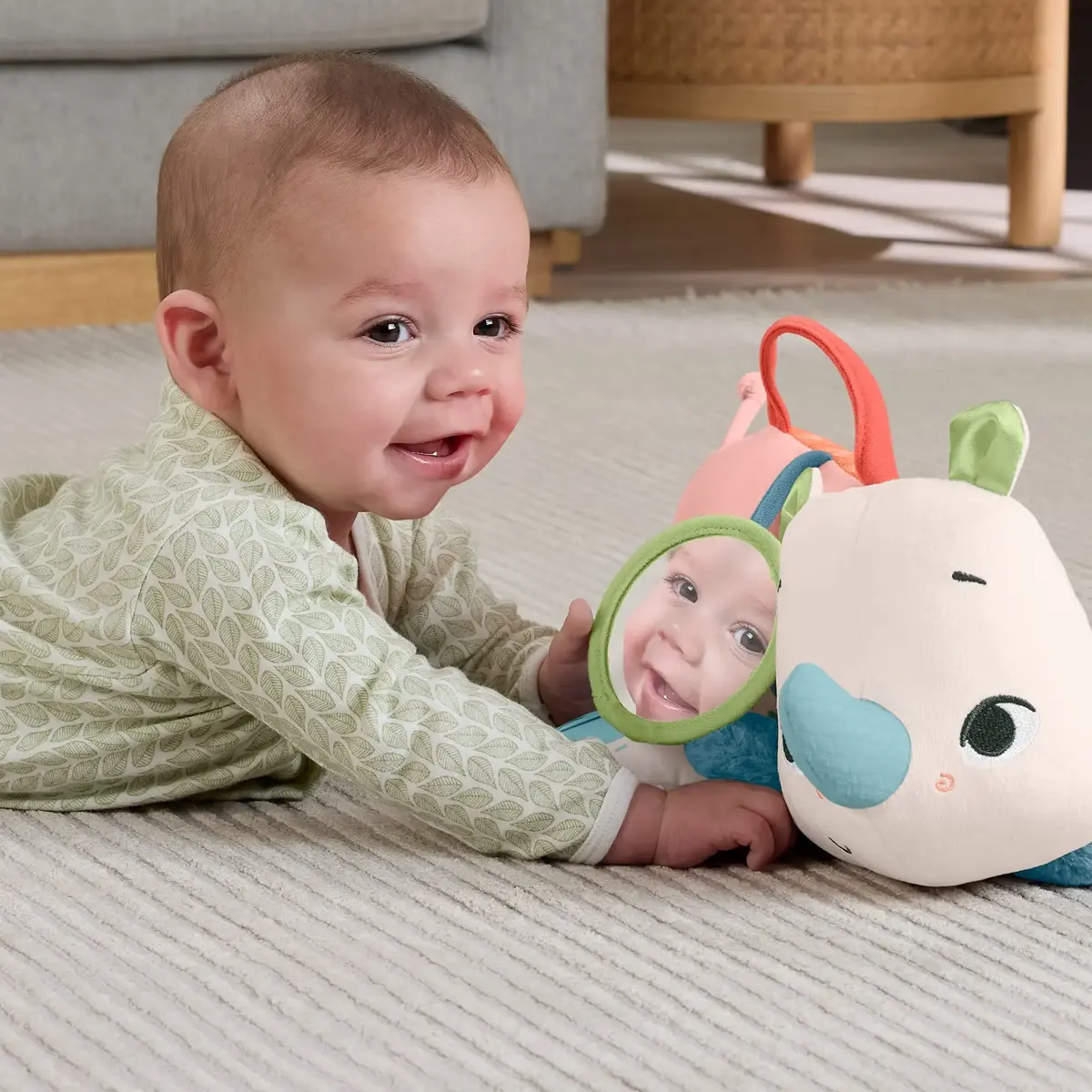Fisher-Price Roaming Rhino — мягкая игрушка для живота Photo 3