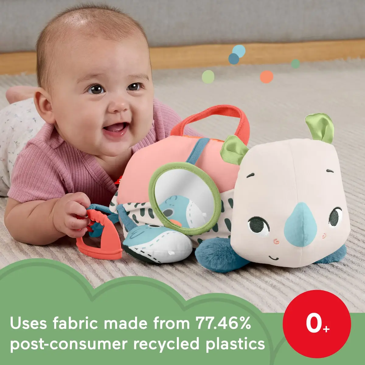 Fisher-Price Roaming Rhino — мягкая игрушка для живота Photo 7