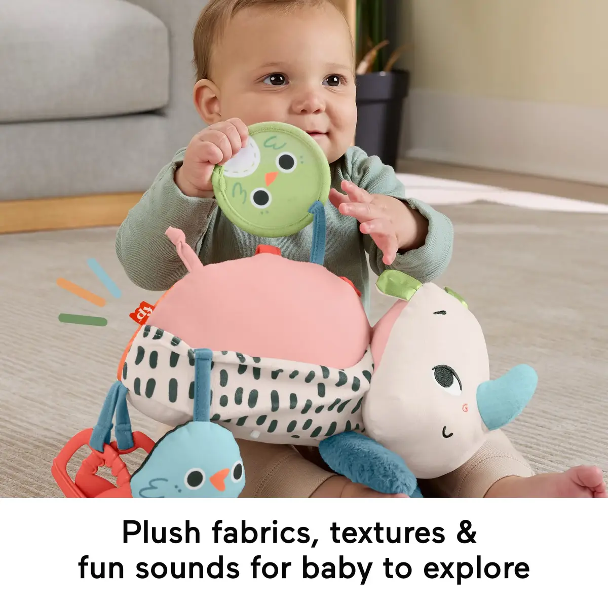 Fisher-Price Roaming Rhino — мягкая игрушка для живота Photo 9