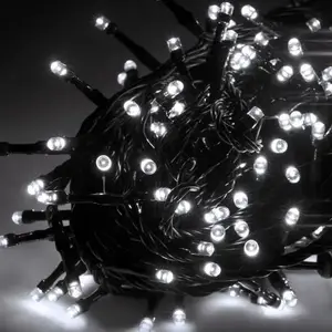 Ziemassvētku virtene Rebel Light 100 LED auksti balta