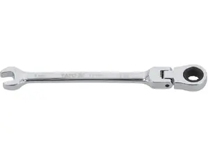 Combination wrench YATO YT-1674, 8 mm, chrome‑vanadium steel, metallic finish