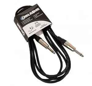 Instrument cable Procab jack-to-jack 3 m — 6.35 mm TS instrument lead