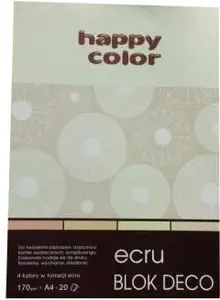 Paper pad Happy Color A4 technical block 20 sheets ecru