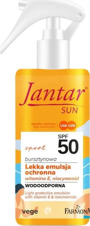 Vieglā aizsargemulsija Farmona Jantar Sun Sport