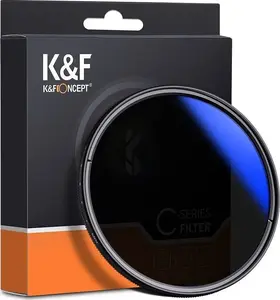 Variable ND Filter K&F 67mm adjustable ND2–ND400 gray (model SB7796)