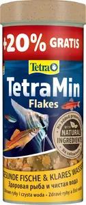 Корм хлопья для аквариумных рыб Tetra TetraMin 300 мл – основной полнорационный корм для тропических рыб