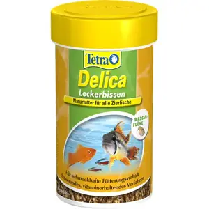 Сухой корм для рыб Tetra Delica Daphnia 0.1 л — лиофилизованные дафнии для аквариумных рыб