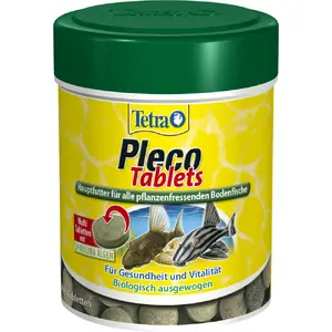 Сухой корм для рыб в таблетках Tetra Pleco Tablets – 58 шт., таблетированная форма для донных рыб