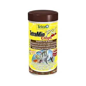 Корм для аквариумных рыб Tetra TetraMin Pro Crisps 250 мл — хрустящие чипсы для рыб, бренд Tetra