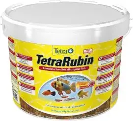 Корм для рыб Tetra TetraRubin 10 L смесь хлопьев и гранул для декоративных рыб