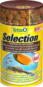 Корм для рыб Tetra Selection 100 мл — Tetra 06401 хлопьевидный корм для общественных аквариумов