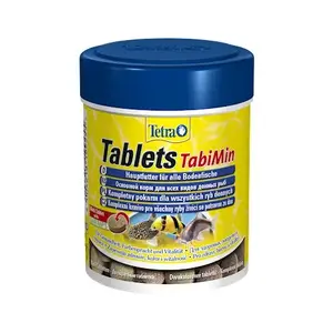 Tetra TabiMin 120 tablets – Tropical fish daily food tablets, 120-count