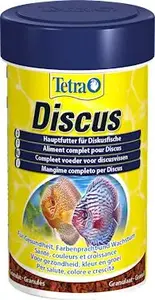 Корм для рыб Tetra Discus - 100 мл, хлопьевый корм для дискусов и тропических рыб