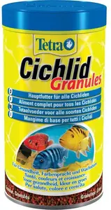 Корм для рыб Tetra Cichlid Granules 500 мл – гранулированный комплексный корм для цихлид