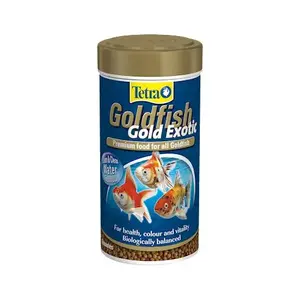 Корм для рыб Tetra Goldfish Gold Exotic 250 мл — хлопья для золотых рыбок, 250 мл