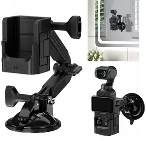 Mounting Set JJC for DJI Osmo Pocket 3 — Suction Cup Mount, GoPro-Style Adapter and ISO Adapter