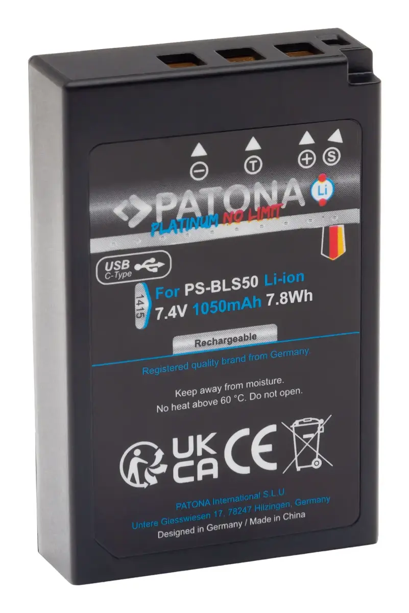PATONA 1415 charging cradle for Olympus/OM System Photo 2