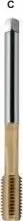 Метчик FANAR M8 DIN 376C (6H) HSSE TN 800X