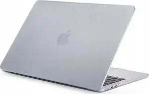 Protective Hardshell Case PIPETTO Pipetto Hardshell Dots for MacBook Air 13.6" (M2 2022, M3 2024) — Frosted Clear