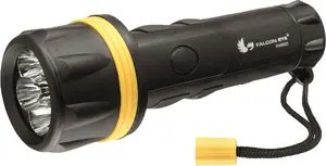 Handheld battery flashlight Falcon Eye Gumowa 7 LED model FHH0022, rubberized body