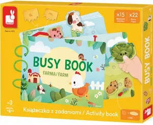 Children's Busy Book Janod Farma activity fabric book J03339 — interactive farm play and learning