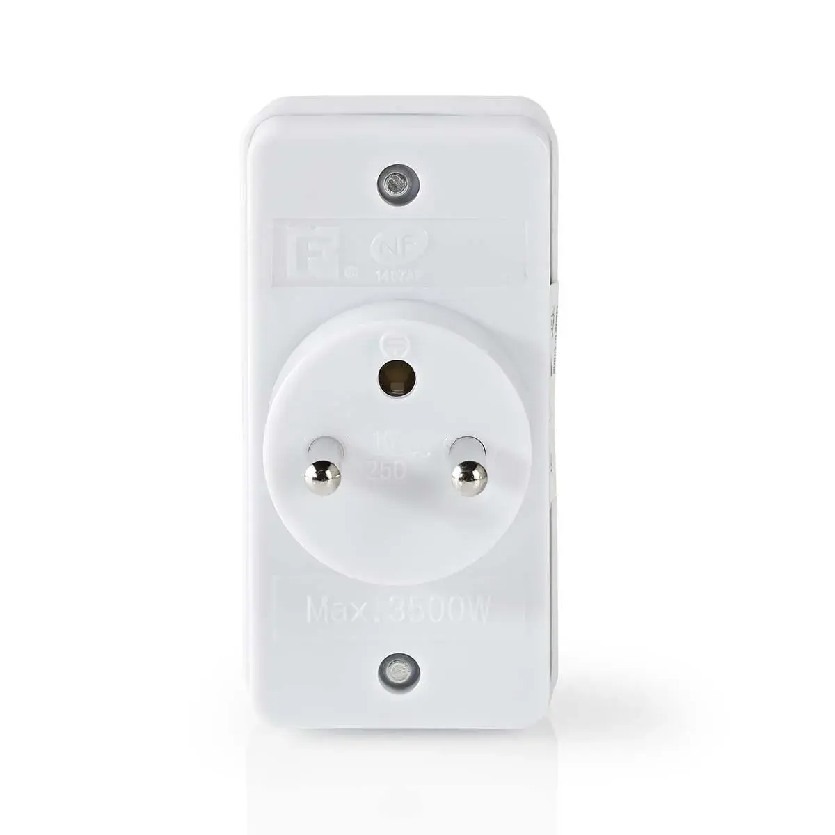 Nedis PSSPL200C2WT pagarinātājs — 2 kontaktligzdas Photo 3