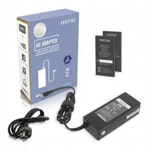 Tīkla barošanas bloks MITSU 87W USB-C (5–20.2V, 3–4.3A) melns klēpjdatoram