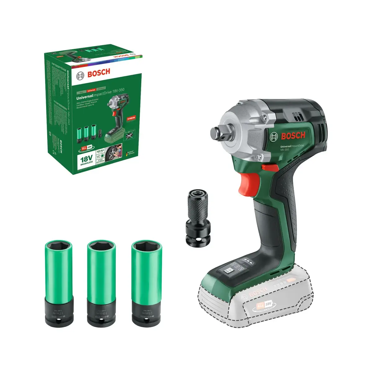 Impact driver xTool UniversalImpactDrive 18V-350 Photo 4