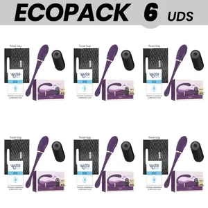 Vibrator double couple TREASURE Merlin — ECOPACK 6 units, remote control