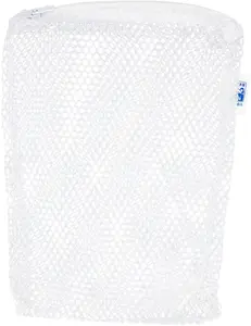 Filtra materiālu tīkliņmaisījums AquaNatura 15×20 cm balts poliesters ar rāvējslēdzēju