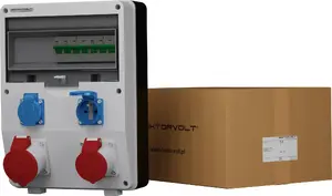 Распределительный щит Doktorvolt ECO-S* DV-2664-F — защита 32A/16A, 2×230V розетки Bals 2664