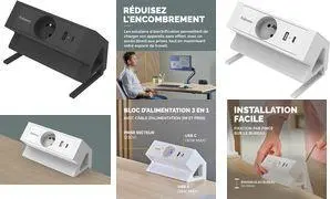 Rakstāmgalds Fellowes Power Desk Tips E