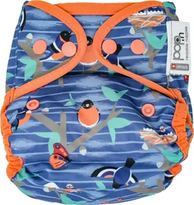 Close Caboo atkārtoti lietojama autiņbiksīte ar spiedpogām Twilight Garden 3–16 kg, 1 gab.