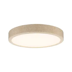 Потолочный светильник Paulmann Cosara LED E, круглый 300×30 мм, 15 Вт, нейтральный белый, бежевый