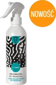 Air freshener liquid Klareko WC Remedium 250 ml — Pink Grapefruit & Mint