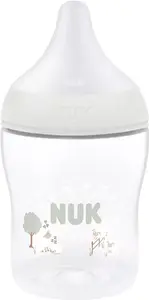 Бутылочка для кормления Nuk 150 мл из PP с силиконовой соской, модель 10215409, рисунок овечка