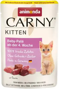Влажный корм для кошек пауч Animonda Carny Baby Pate 85 г (для котят)