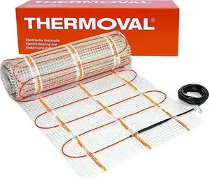 Нагревательный мат Thermoval TV TO50 170 Вт/м², 10 м², одностороннее питание 230 В
