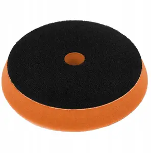 Polishing Foam Pad with Hook-and-Loop Back Dedra 150 mm × 25 mm hard (orange)
