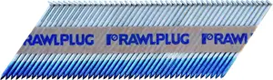 Ring Shank Nails 2.8x51 mm Galvanized with 3 Air Filters for WW90II Nail Gun, RAWLPLUG R-DRG-2851-S