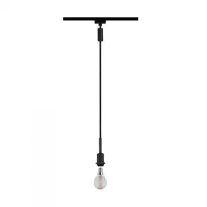 Suspension light Paulmann DecoSystems Flexible mount E14, 1x E14, 20W max, black, Ø4.4 cm, max H132 cm