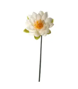 Artificial flowering water lily by LEONARDO model 031696 — indoor plant, H 750 mm, Ø 170 mm