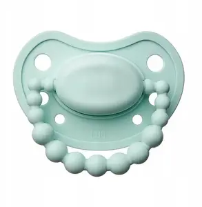 Пустышка Nuk LUU KIDS-SMOCZEK 6M+ Vivid Mint – ортодонтическая силиконовая, 6 мес.+