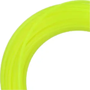 Zāles trimmera aukla Dedra kvadrātveida 2,4 mm × 15 m — griešanas neilons zāles pļaušanai