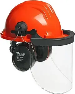 Protective Helmet with Face Shield and Earmuffs Climax 437-I