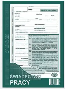 Work Certificate Book A4 40 Sheets Michalczyk & Prokop 501-1 — single-entry work certificates