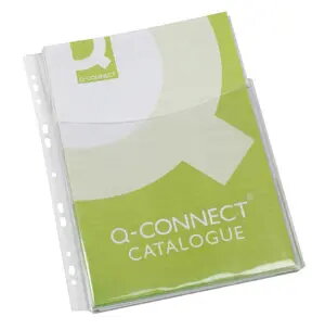 Mapīte Q-Connect Kangaroo Pockets A4 caurspīdīga