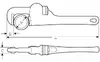 American pipe wrench LOGO-Tools SUPER-EGO 104240000 Photo 2