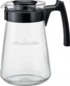Glass Server HARIO PEGASUS 03 — 1000 ml, stovetop-safe coffee/water server